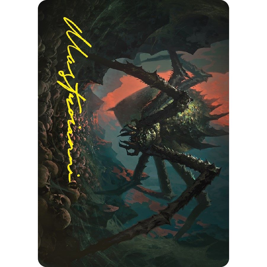 Image for Shelob, Child of Ungoliant Art Card (Gold-Stamped Signature) (23) (ASLTR) - Magic: The Gathering