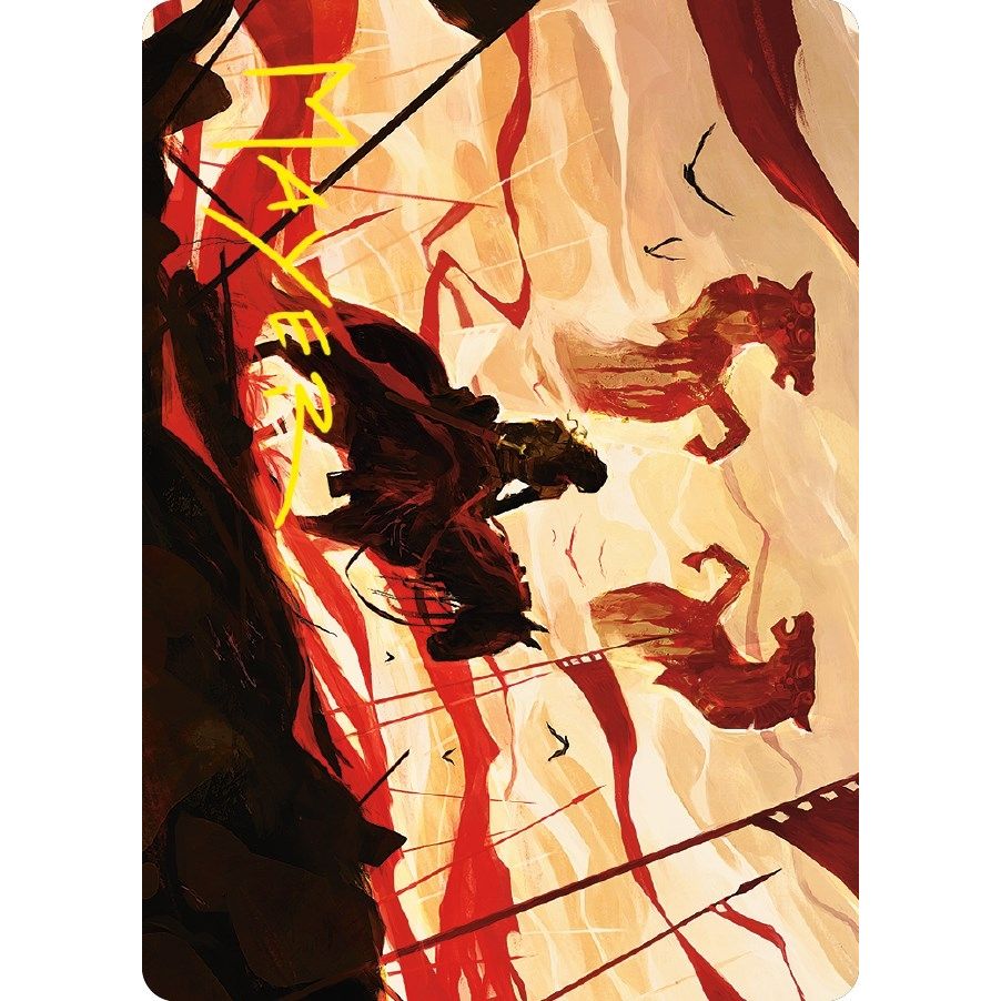 Image for Merry, Esquire of Rohan Art Card (Gold-Stamped Signature) (50) (ASLTR) - Magic: The Gathering