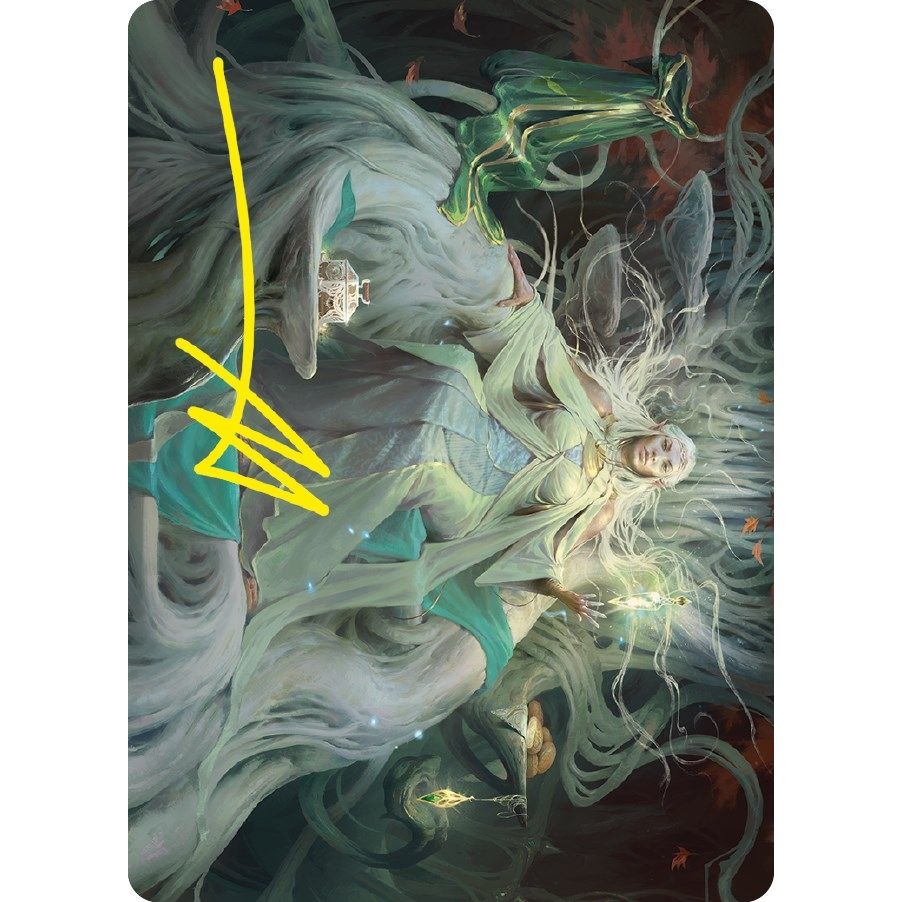 Image for Galadriel, Gift-Giver Art Card (Gold-Stamped Signature) (35) (ASLTR) - Magic: The Gathering