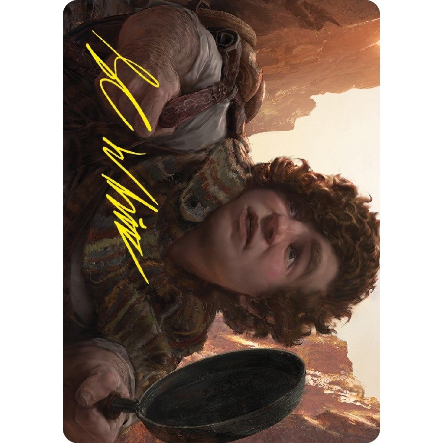 Image for Sam, Loyal Attendant Art Card (Gold-Stamped Signature) (58) (ASLTR) - Magic: The Gathering
