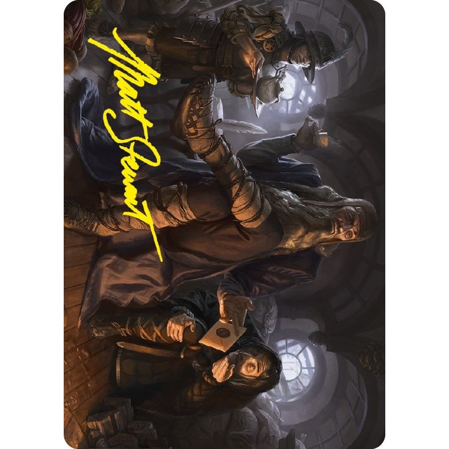 Image for Sharkey, Tyrant of the Shire Art Card (Gold-Stamped Signature) (22) (ASLTR) - Magic: The Gathering