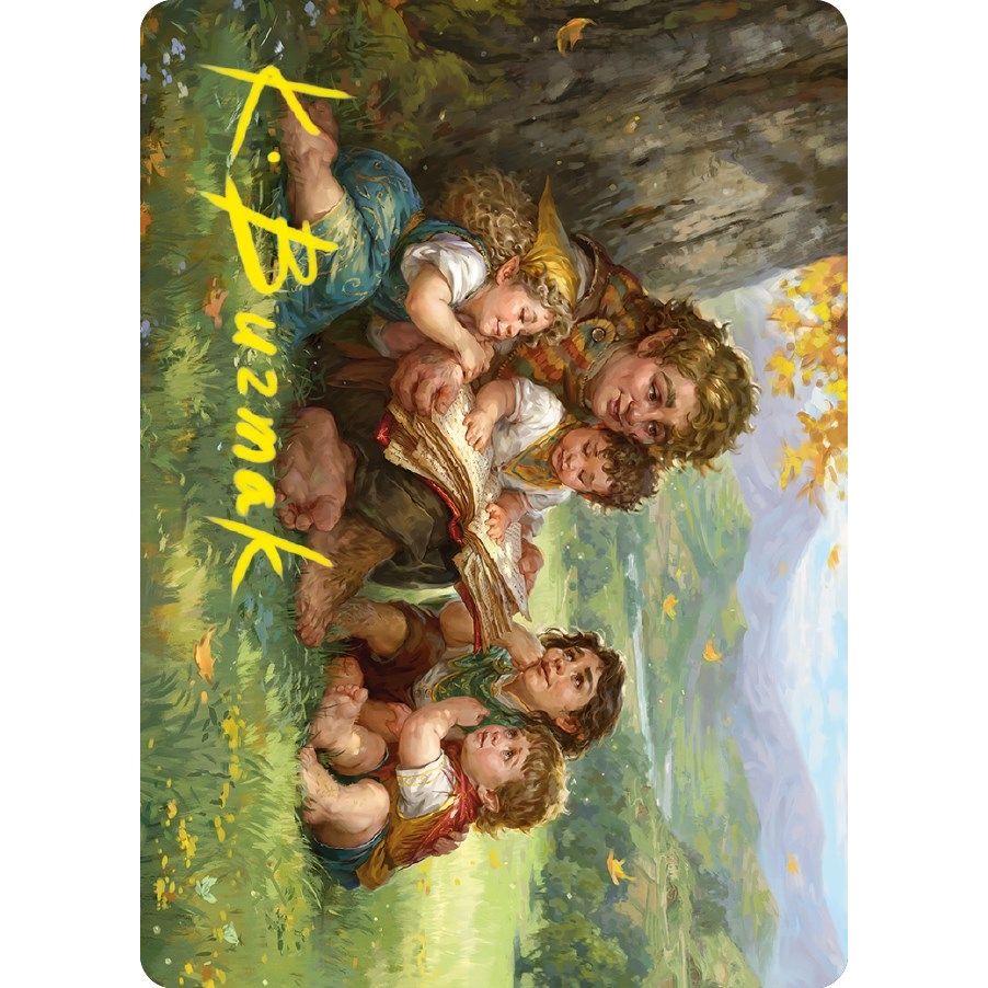 Image for Samwise Gamgee Art Card (19/81) (Gold-Stamped Signature) (19) (ASLTR) - Magic: The Gathering