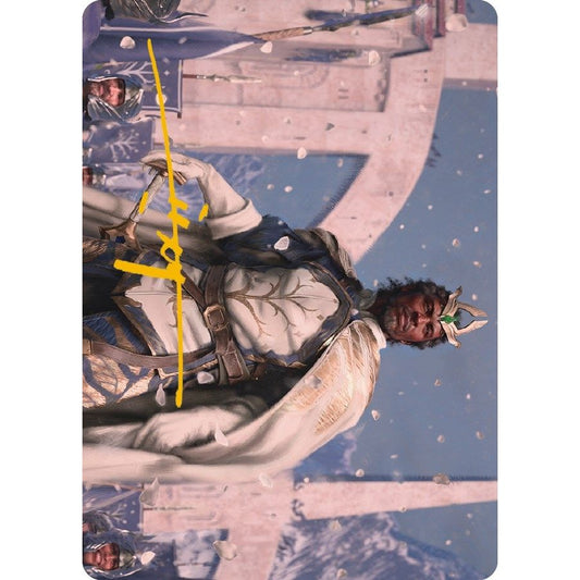 Image for Aragorn, King of Gondor Art Card (Gold-Stamped Signature) (57) (ASLTR) - Magic: The Gathering