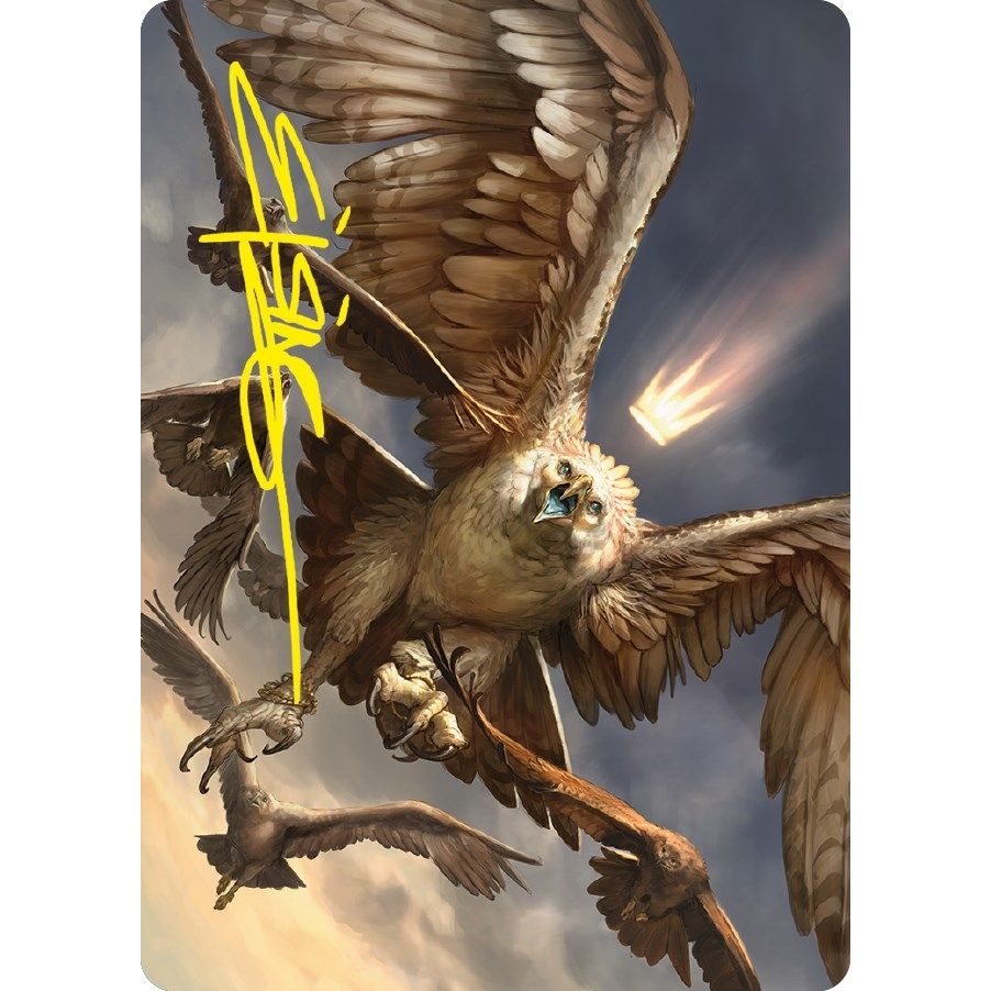 Image for Gwaihir, Greatest of the Eagles Art Card (Gold-Stamped Signature) (59) (ASLTR) - Magic: The Gathering