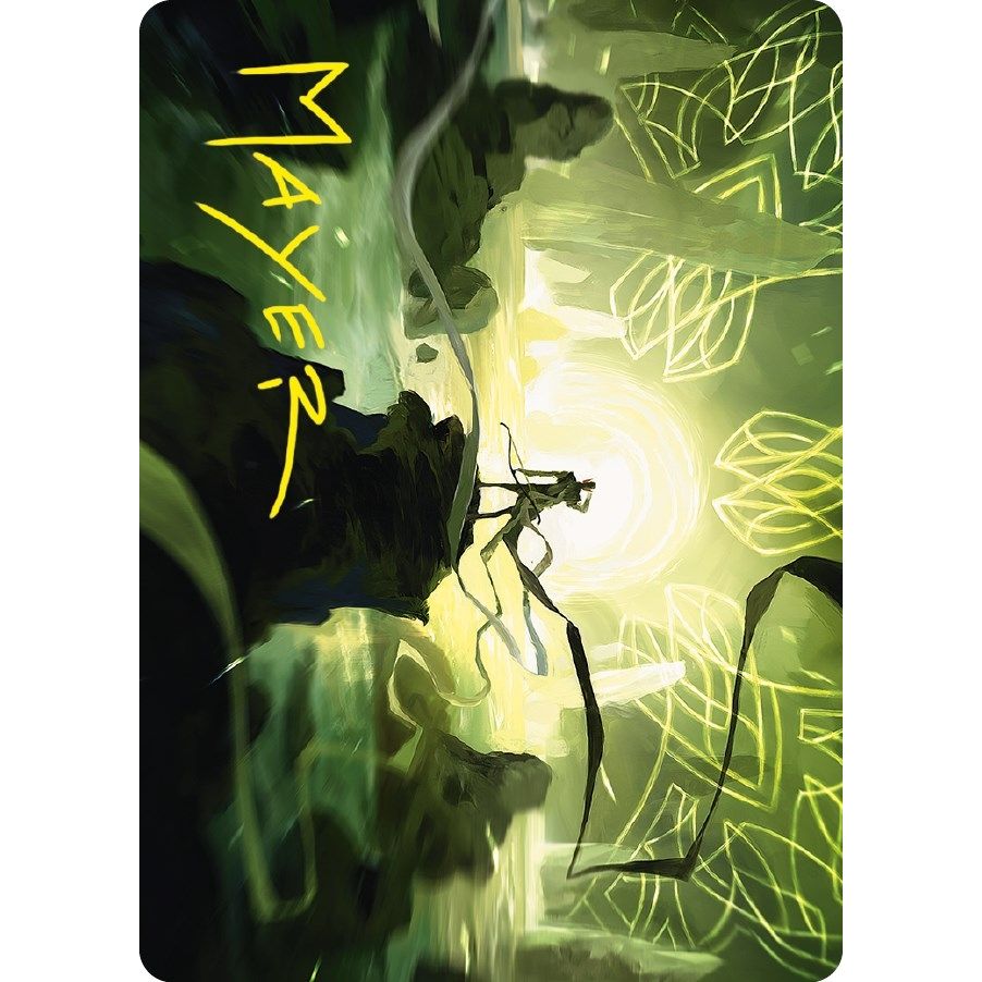 Image for Legolas, Master Archer Art Card (Gold-Stamped Signature) (45) (ASLTR) - Magic: The Gathering