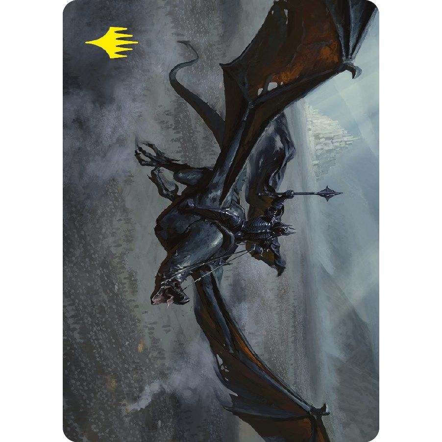 Image for Lord of the Nazgul Art Card (Gold-Stamped Signature) (64) (ASLTR) - Magic: The Gathering