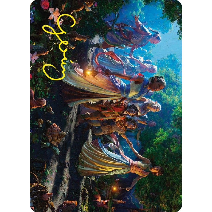 Image for Realm Seekers Art Card (Gold-Stamped Signature) (74) (ASLTR) - Magic: The Gathering