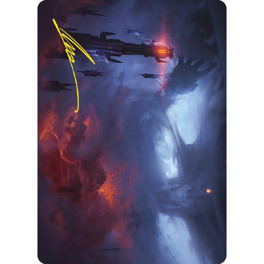 Image for Shadow of the Enemy Art Card (Gold-Stamped Signature) (8) (ASLTR) - Magic: The Gathering