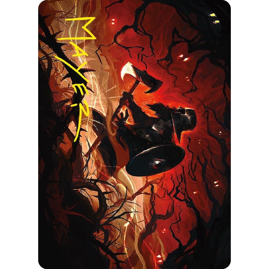 Image for Gimli, Counter of Kills Art Card (44/81) (Gold-Stamped Signature) (44) (ASLTR) - Magic: The Gathering