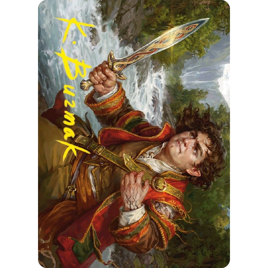 Image for Frodo Baggins Art Card (16/81) (Gold-Stamped Signature) (16) (ASLTR) - Magic: The Gathering