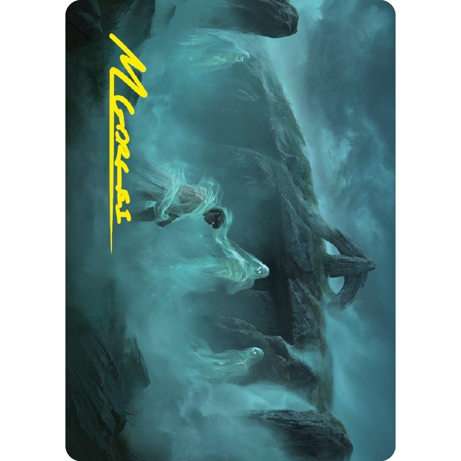 Image for Fog on the Barrow-Downs Art Card (Gold-Stamped Signature) (2) (ASLTR) - Magic: The Gathering