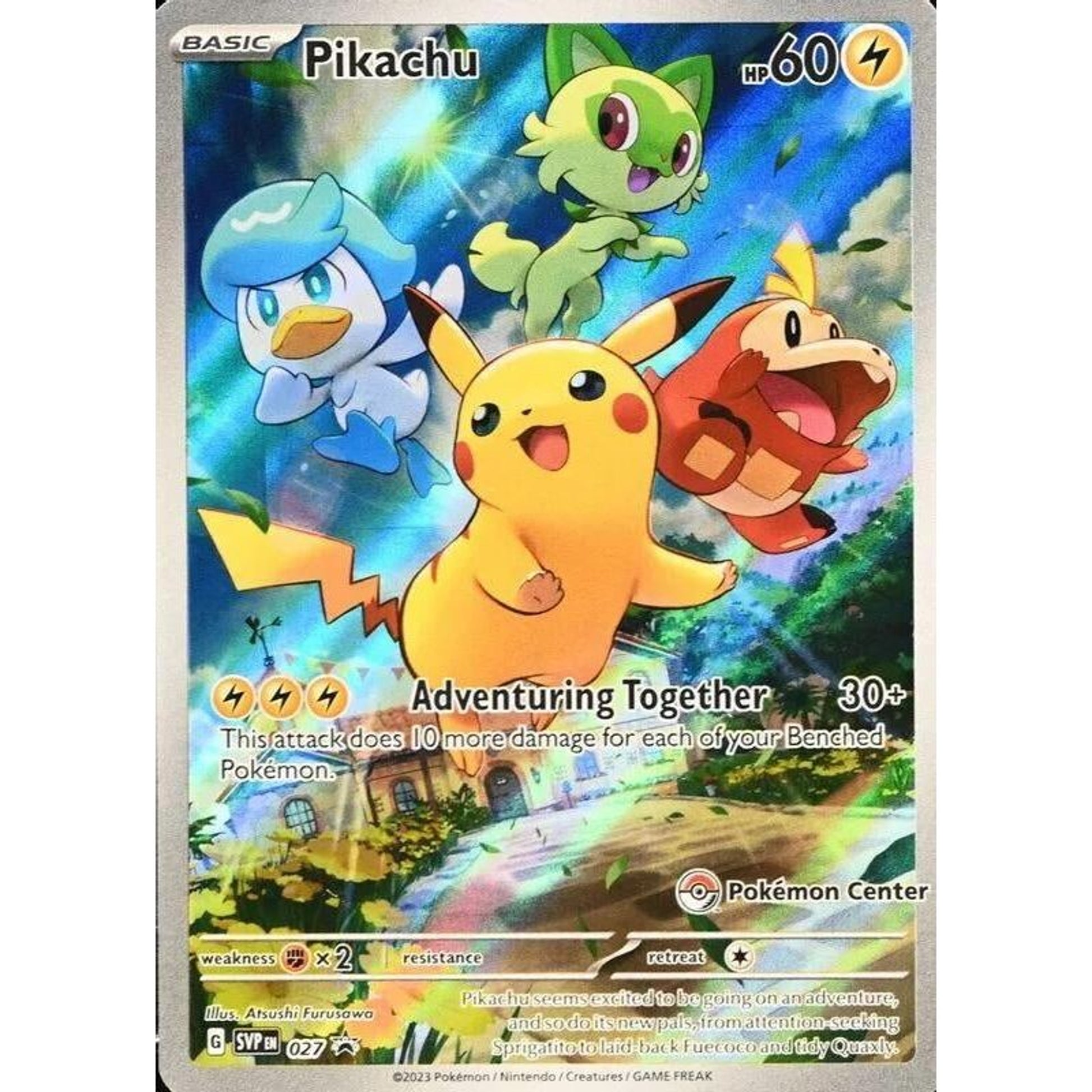 Image for Pikachu - 027 (Pokemon Center Exclusive) (027) (SVP) - Pokemon