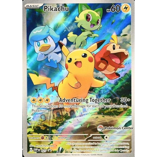 Image for Pikachu - 027 (Pokemon Center Exclusive) (027) (SVP) - Pokemon