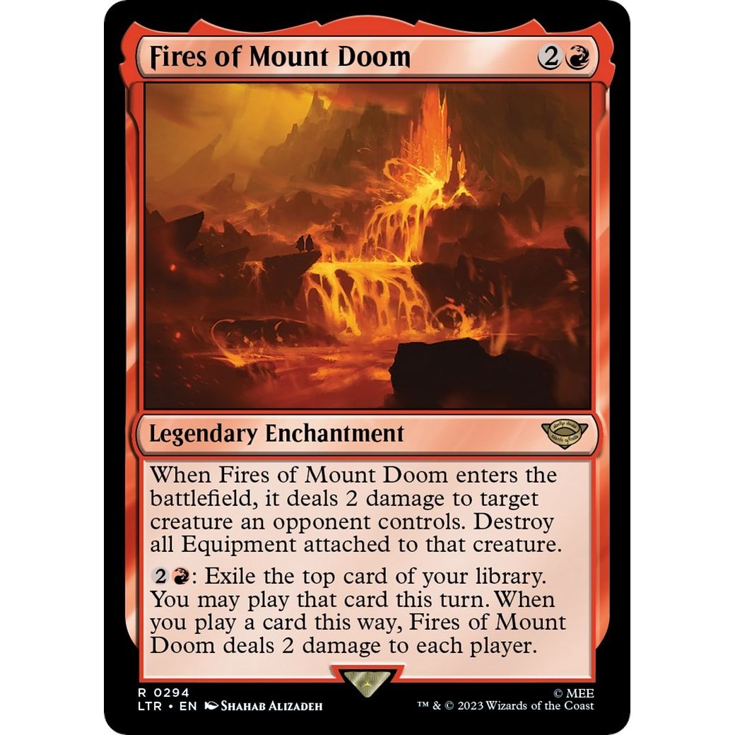 Image for Fires of Mount Doom (294) (LTR) - Magic: The Gathering