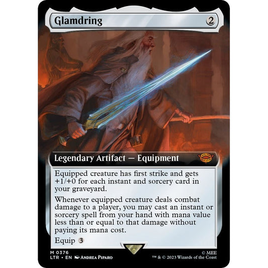 Image for Glamdring (Extended Art) (376) (LTR) - Magic: The Gathering