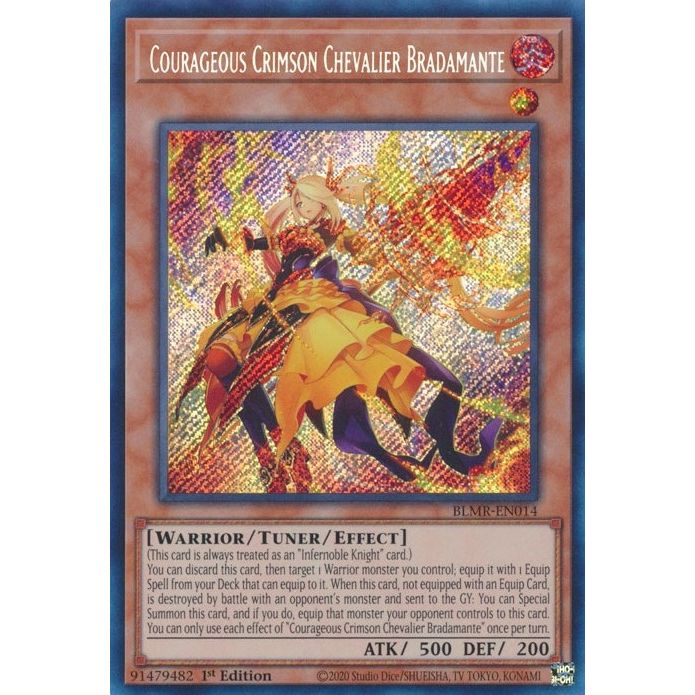 Image for Courageous Crimson Chevalier Bradamante (BLMR-EN014) (BLMR) - YuGiOh