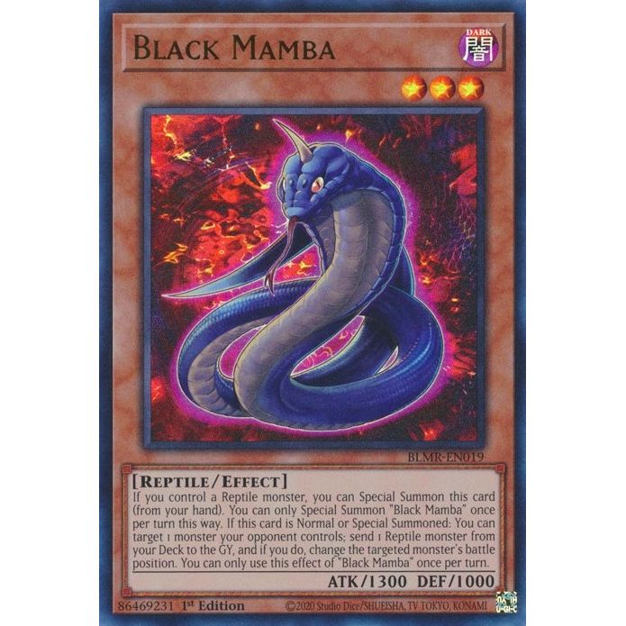 Image for Black Mamba (BLMR-EN019) (BLMR) - YuGiOh