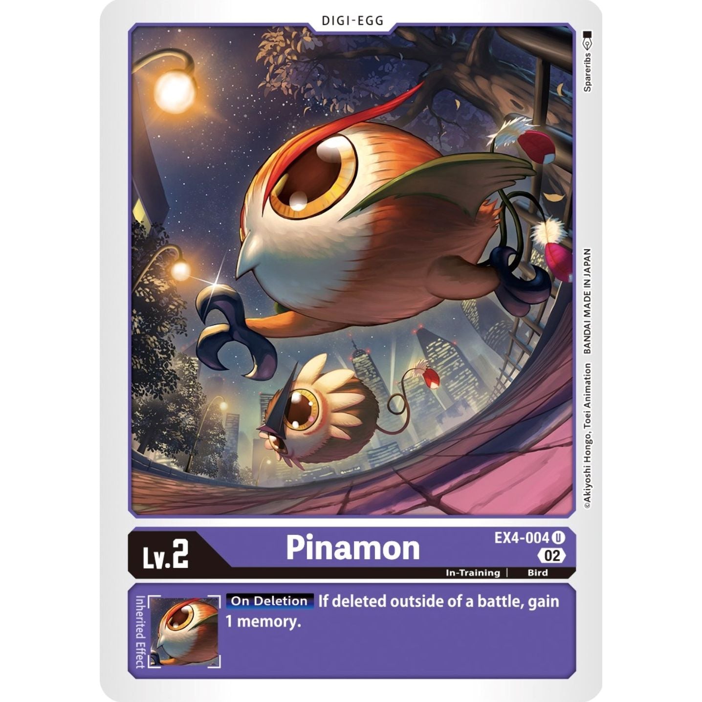 Image for Pinamon (EX4-004 U) (EX04) - Digimon Card Game