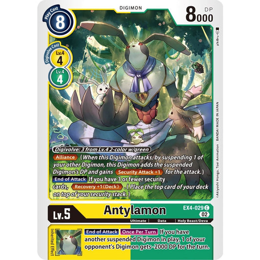Image for Antylamon - EX4-029 (EX4-029 C) (EX04) - Digimon Card Game