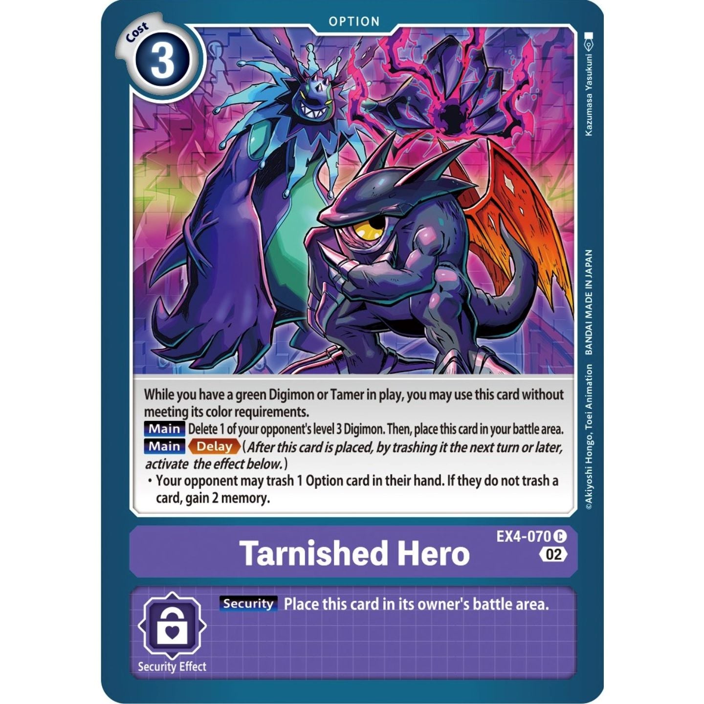 Image for Tarnished Hero (EX4-070 C) (EX04) - Digimon Card Game