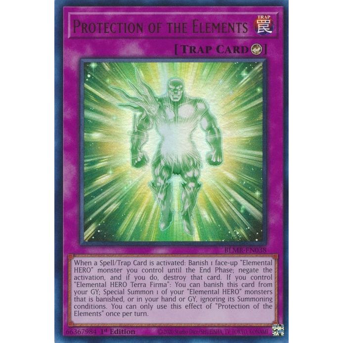 Image for Protection of the Elements (BLMR-EN038) (BLMR) - YuGiOh