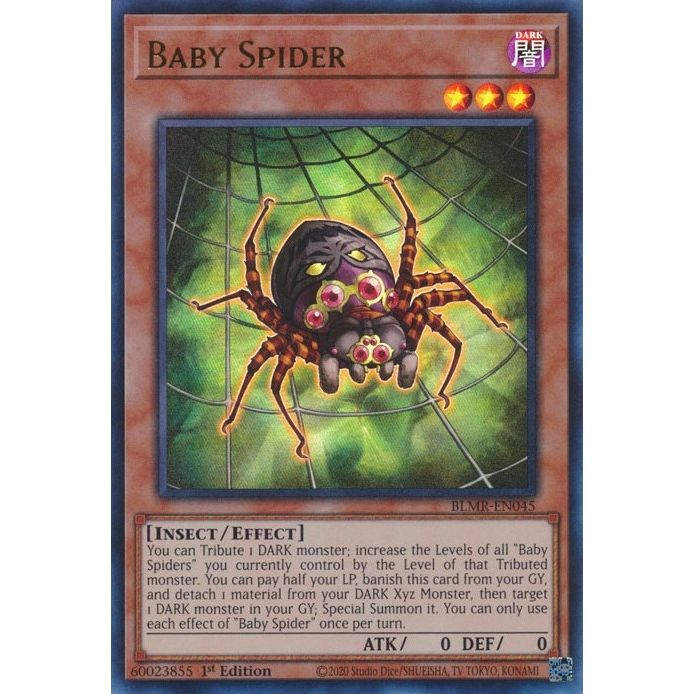 Image for Baby Spider (BLMR-EN045) (BLMR) - YuGiOh
