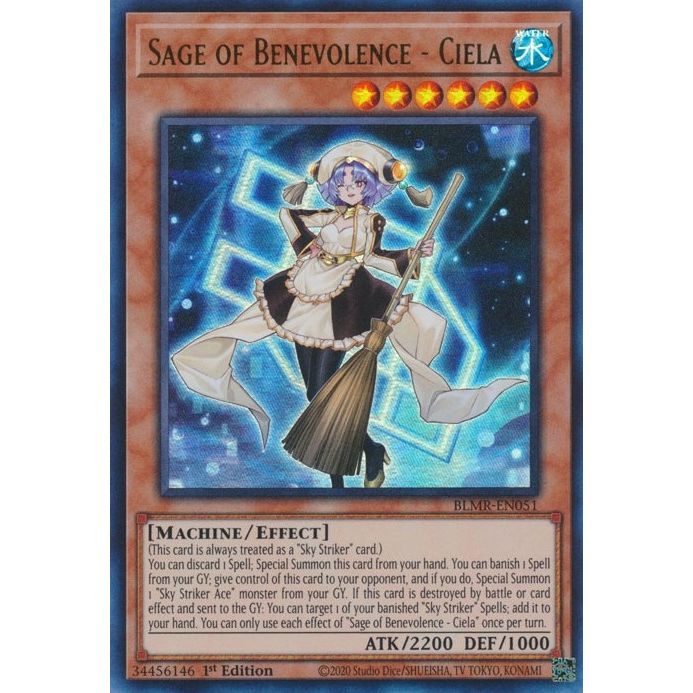 Image for Sage of Benevolence - Ciela (BLMR-EN051) (BLMR) - YuGiOh