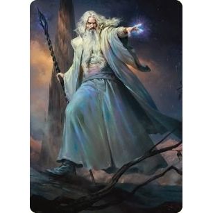 Image for Saruman of Many Colors Art Card (20) (ASLTR) - Magic: The Gathering