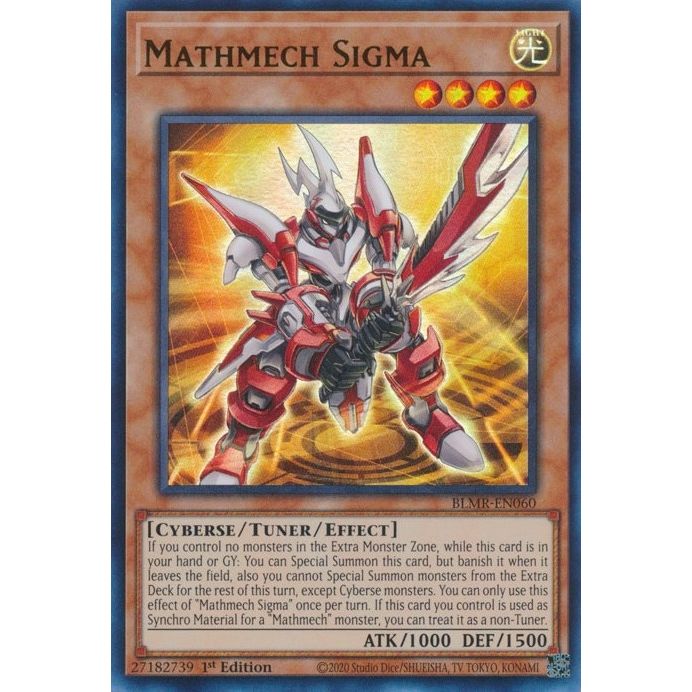 Image for Mathmech Sigma (BLMR-EN060) (BLMR) - YuGiOh