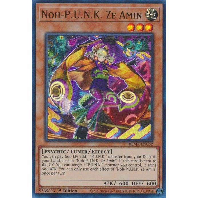 Image for Noh-P.U.N.K. Ze Amin (BLMR-EN062) (BLMR) - YuGiOh