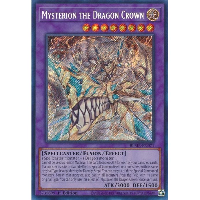 Image for Mysterion the Dragon Crown (BLMR-EN071) (BLMR) - YuGiOh