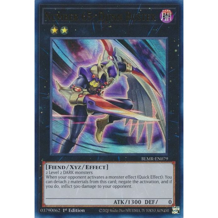 Image for Number 65: Djinn Buster (BLMR-EN079) (BLMR) - YuGiOh