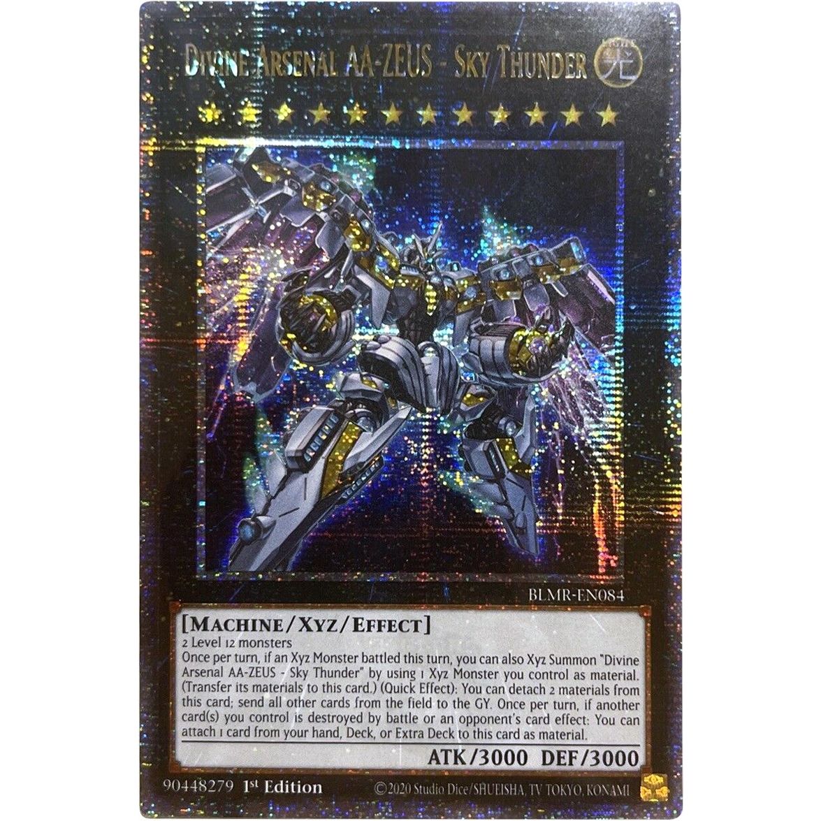 Image for Divine Arsenal AA-ZEUS - Sky Thunder (Quarter Century Secret Rare) (BLMR-EN084) (BLMR) - YuGiOh