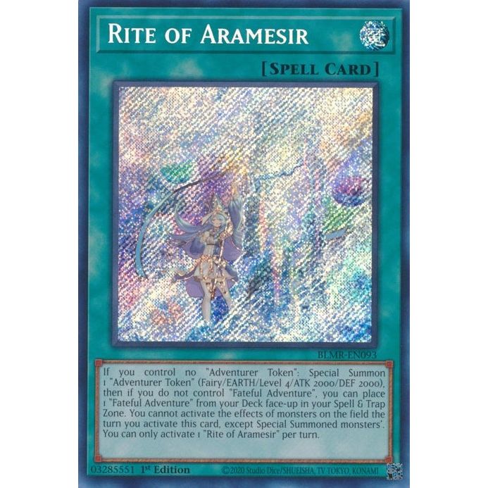 Image for Rite of Aramesir (BLMR-EN093) (BLMR) - YuGiOh