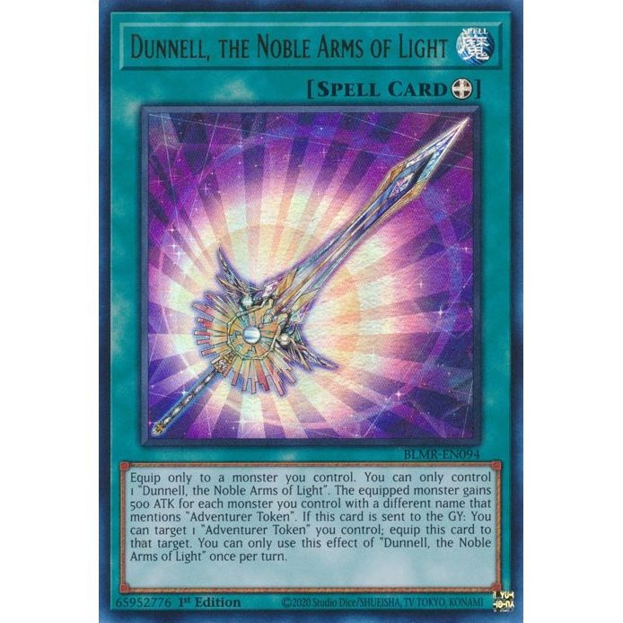 Image for Dunnell, the Noble Arms of Light (BLMR-EN094) (BLMR) - YuGiOh