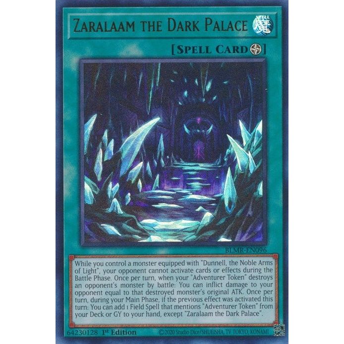 Image for Zaralaam the Dark Palace (BLMR-EN096) (BLMR) - YuGiOh