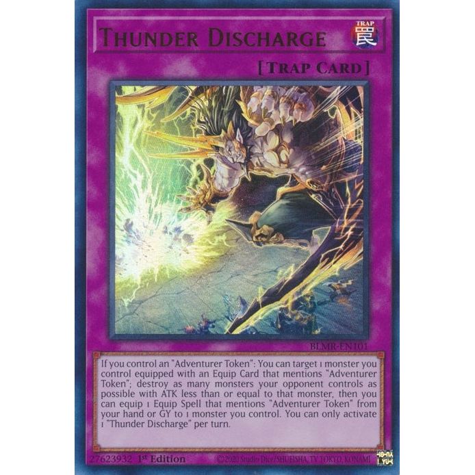 Image for Thunder Discharge (BLMR-EN101) (BLMR) - YuGiOh