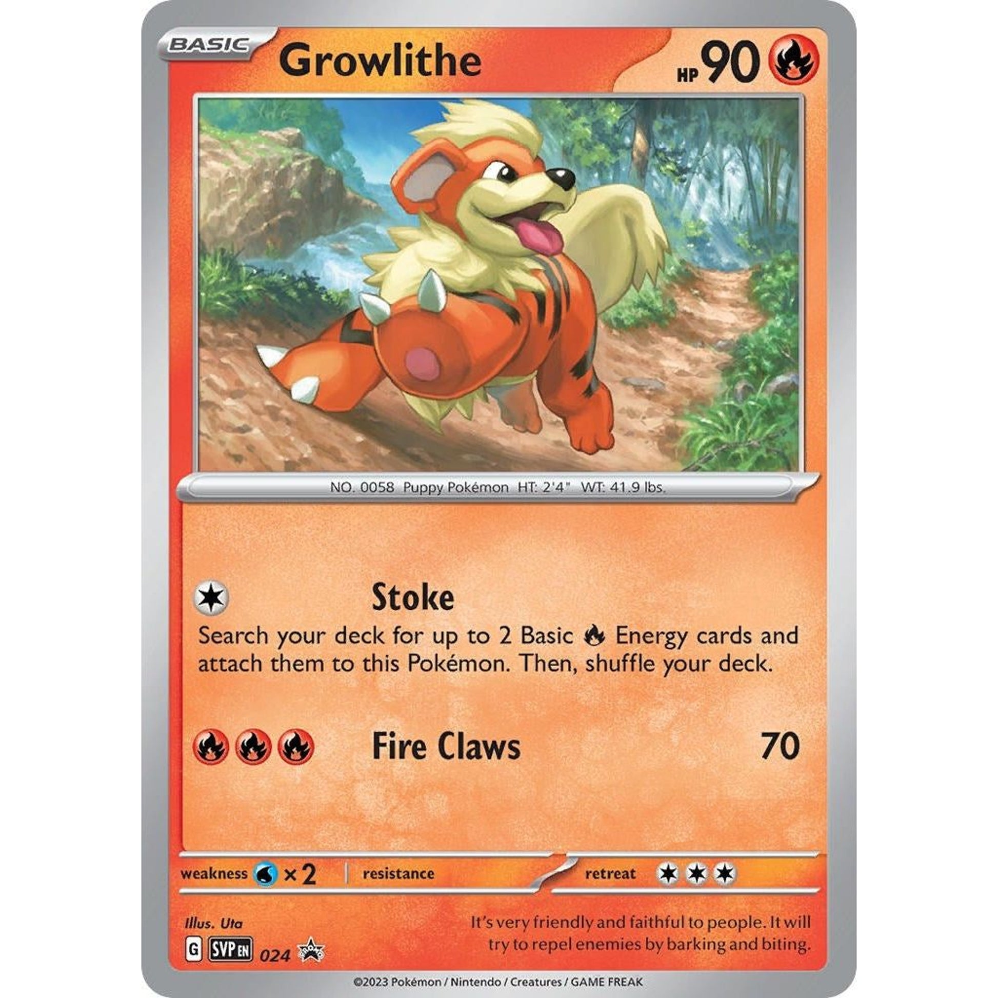 Image for Growlithe - 024 (024) (SVP) - Pokemon