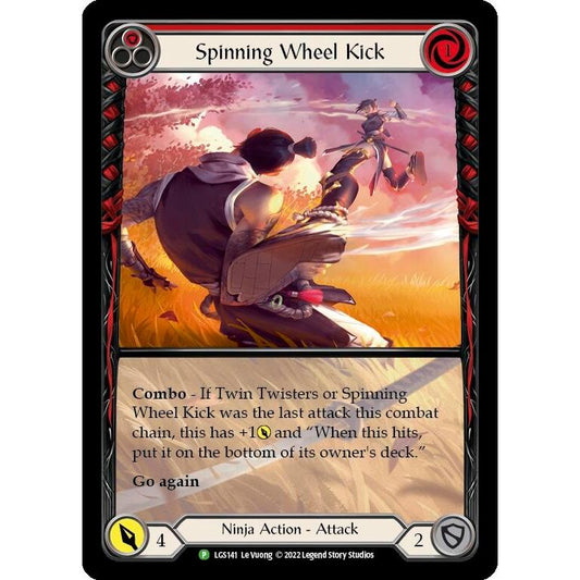 Image for Spinning Wheel Kick (Red) - LGS141 (LGS141) (PR) - Flesh and Blood TCG