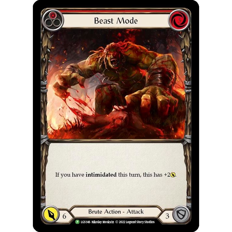Image for Beast Mode - LGS146 (LGS146) (PR) - Flesh and Blood TCG