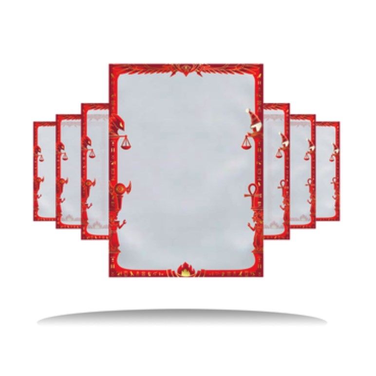 Image for Imperium Duelist Border Sleeves: Stone Tablet 4 Holiday Special (60-Pack) - Card Sleeves