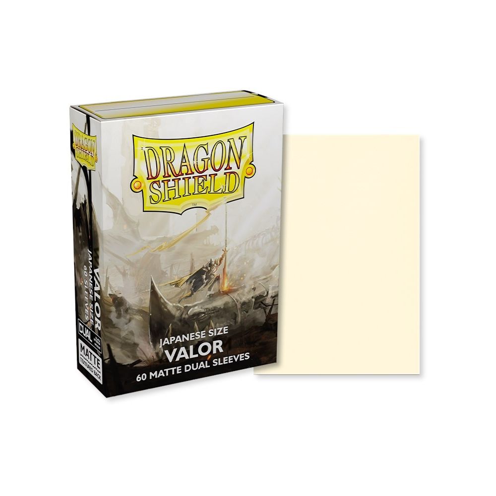 Image for Dragon Shield Dual Matte Japanese Sleeves - Valor (60-Pack) - Card Sleeves