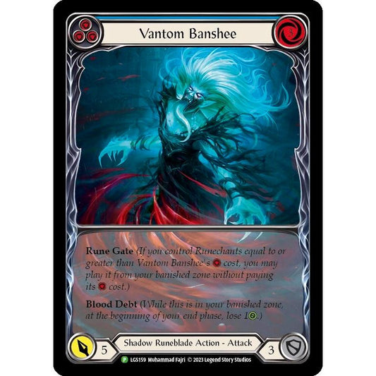 Image for Vantom Banshee (Blue) (Extended Art) - LGS159 (LGS159) (PR) - Flesh and Blood TCG