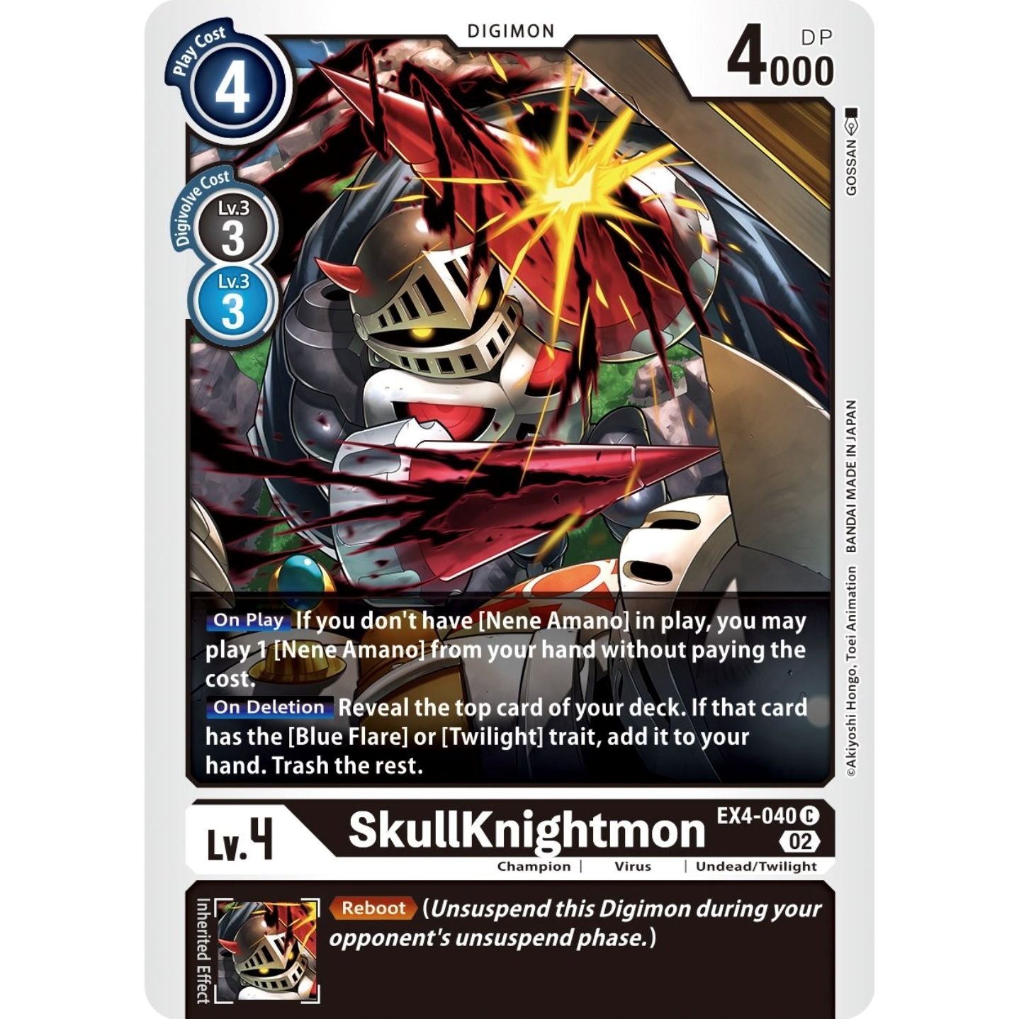 Image for SkullKnightmon (EX4-040 C) (EX04) - Digimon Card Game