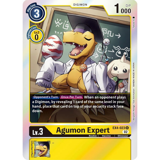 Image for Agumon Expert (EX4-023 R) (EX04) - Digimon Card Game