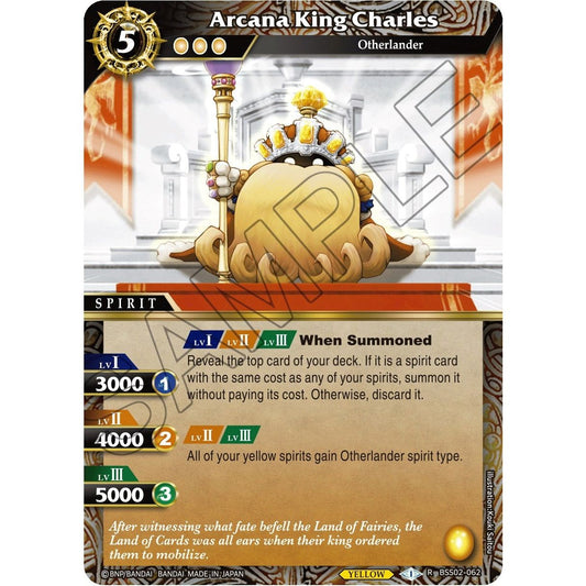 Image for Arcana King Charles (BSS02-062) (BSS02) - Battle Spirits Saga