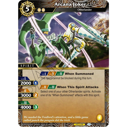 Image for Arcana Joker (BSS02-065) (BSS02) - Battle Spirits Saga