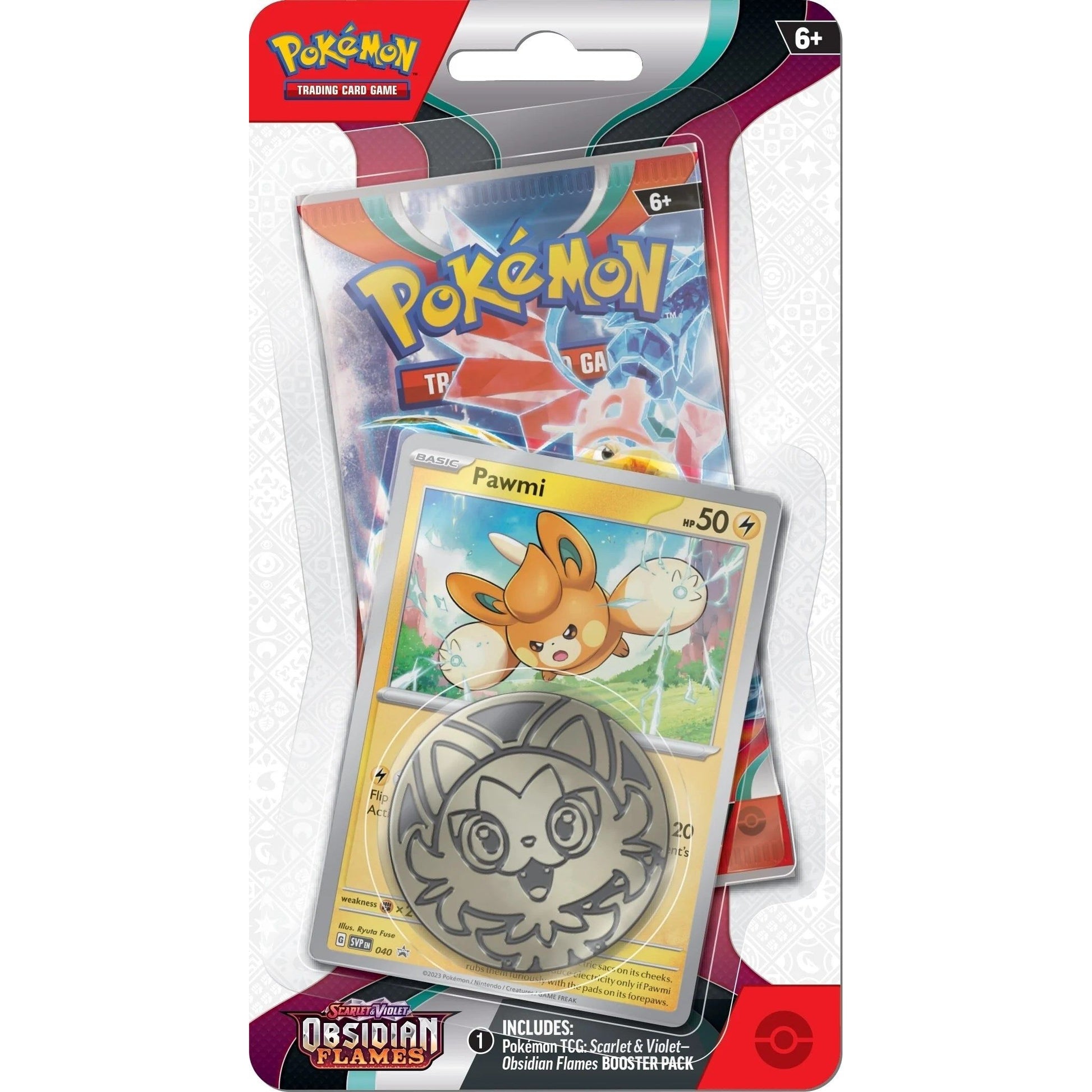 Image for Obsidian Flames Single Pack Blister [Pawmi] - Pokemon