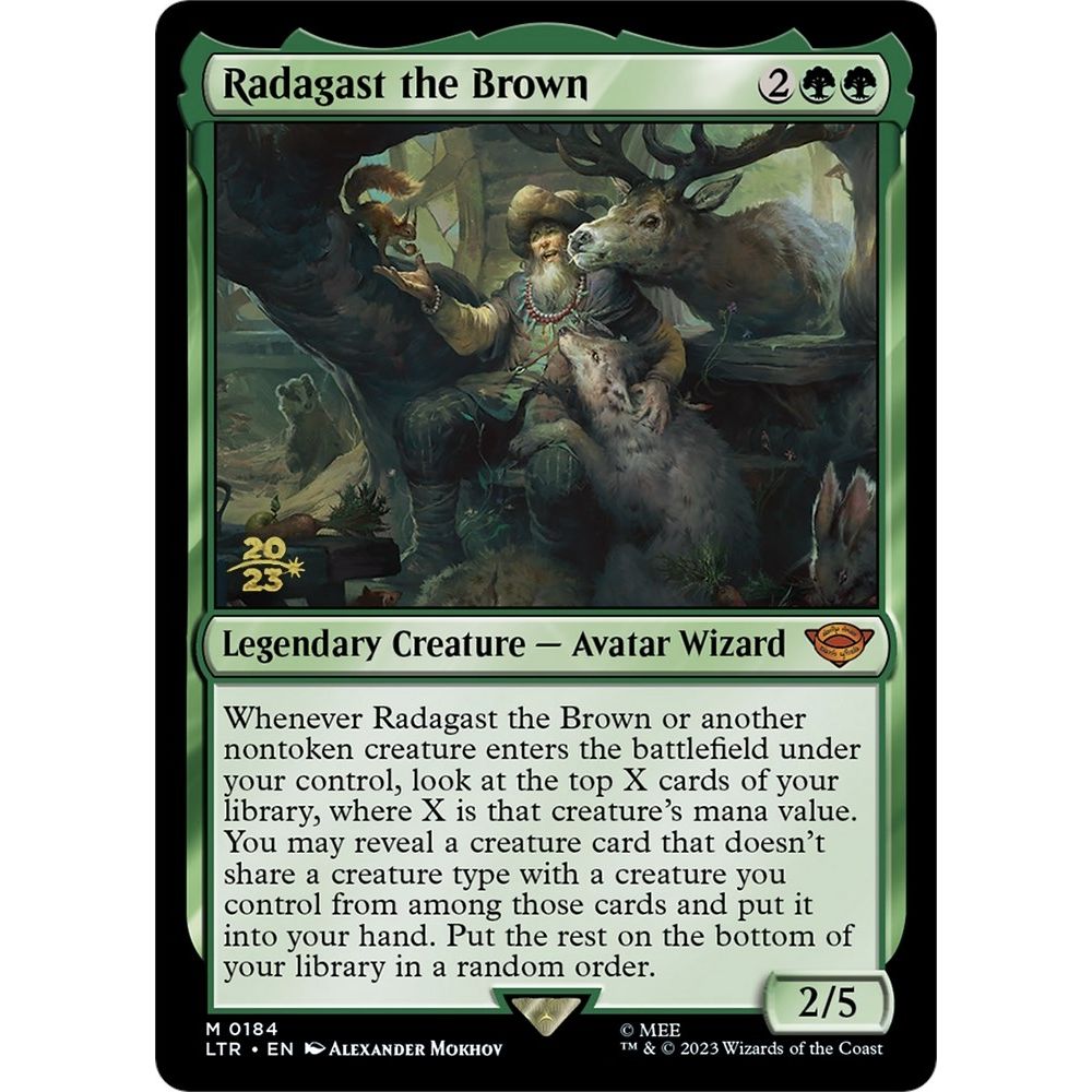 Image for Radagast the Brown (184) (PRE) - Magic: The Gathering
