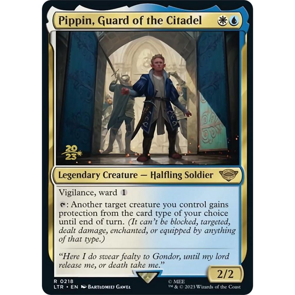 Image for Pippin, Guard of the Citadel (218) (PRE) - Magic: The Gathering